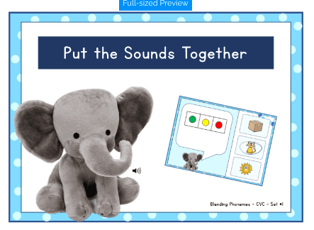 Blending Phonemes – CVC BOOM card decks by Chrissa