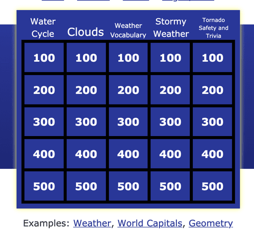 Jeopardy Labs for Articulation