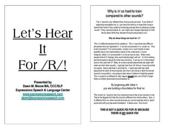 Let’s Hear It For R! ~ Main Program Outline by Expressions Speech