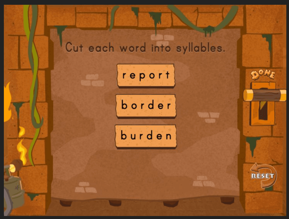 Multi-Syllable Words: Floyd Danger Game by Education.com