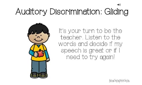 Auditory Discrimination: Gliding /l/ BOOM card deck by Beachiespeechies