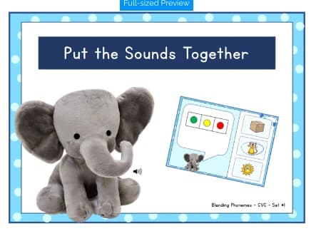Blending Phonemes – CVC BOOM card decks by Chrissa
