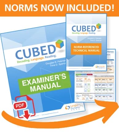 Cubed Assessment – Narrative Language Measures (NLM) & Dynamic Decoding Measures (DDM)