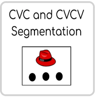 CVC and CVCV Segmentation BOOM Cards! Deck for Phonemic Awareness by seesee