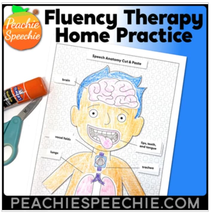 Fluency Therapy Home Practice (for Stuttering) by Peachie Speechie