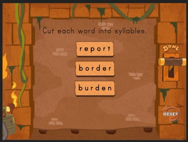 Multi-Syllable Words: Floyd Danger Game by Education.com