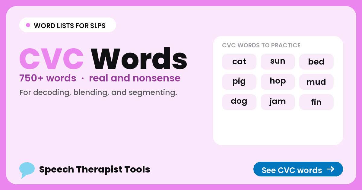 CVC Words