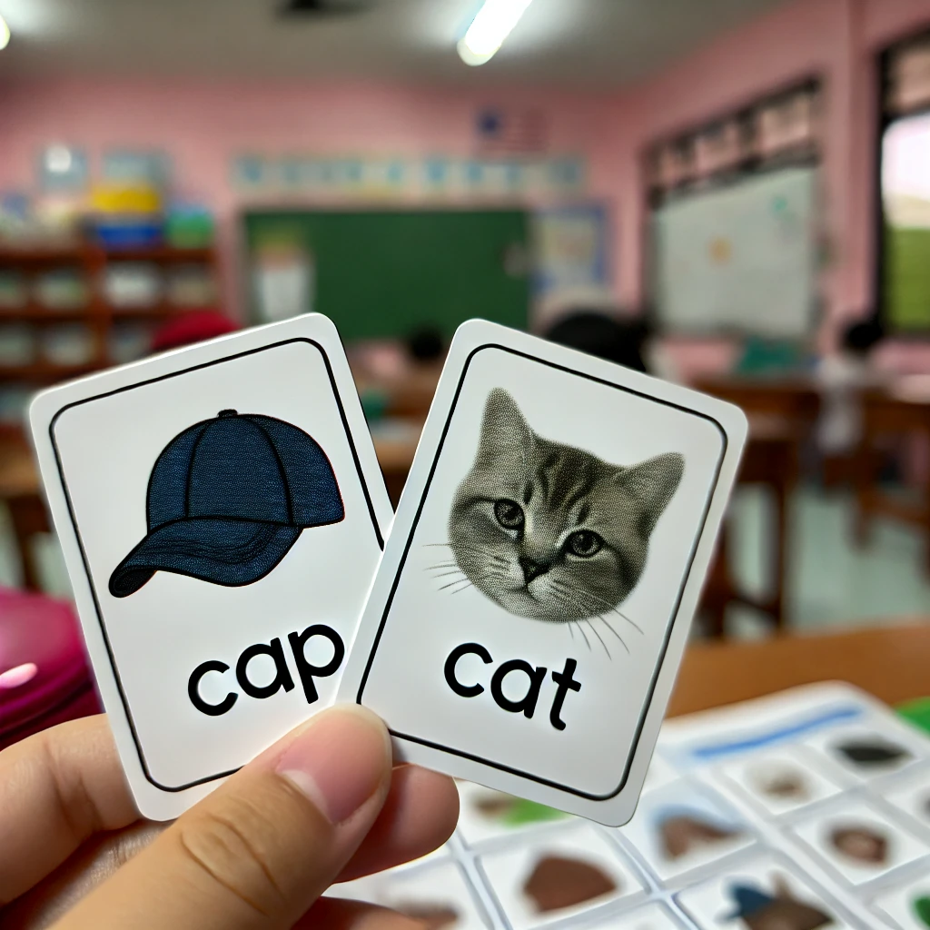 Minimal Pairs Cap and Cat
